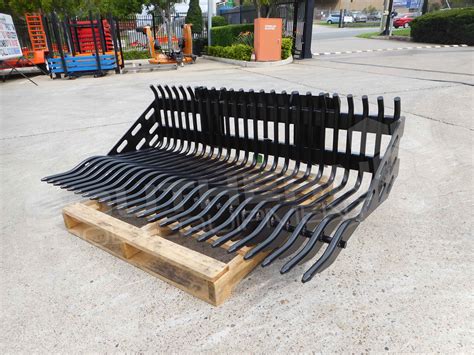 rock buckets for skid steer